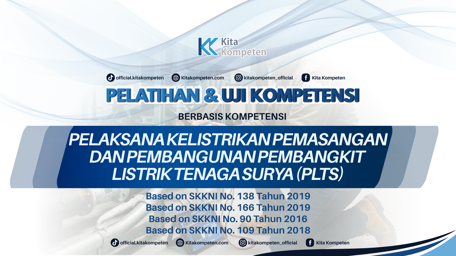 Pelaksana Kelistrikan Pemasangan dan Pembangunan Pembangkit Listrik Tenaga Surya (PLTS) 
